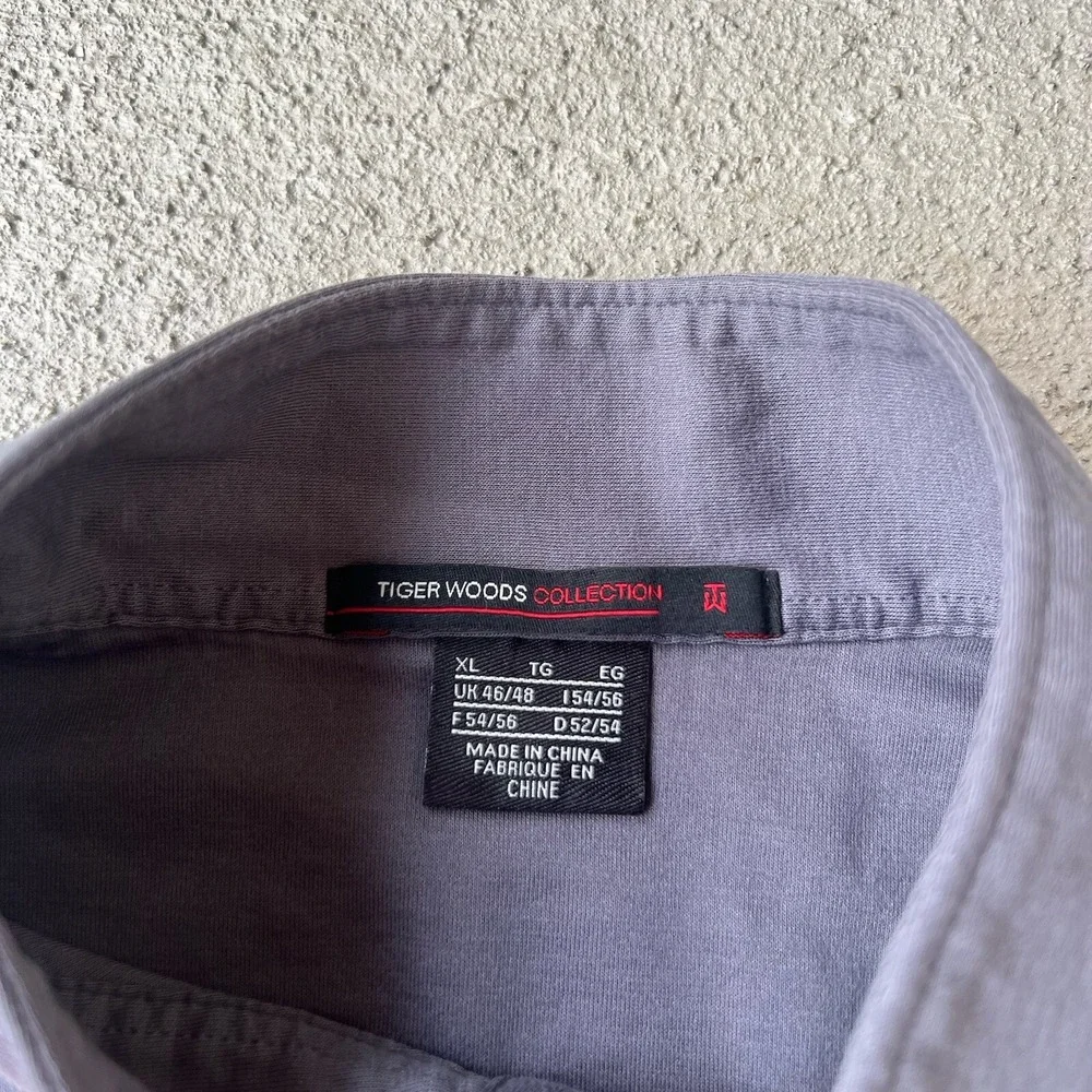 Nike Tiger Woods Collection Mens XL Golf Pullover 1/4 Zip Long Sleeve‎ Dri Fit